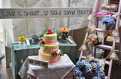 Wedding sweets and cake styling